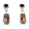 Sterling Silver Southwest Multicolor Post Dangle Earrings WX71646